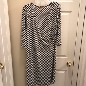 Notation Dress black and white polka dot dress